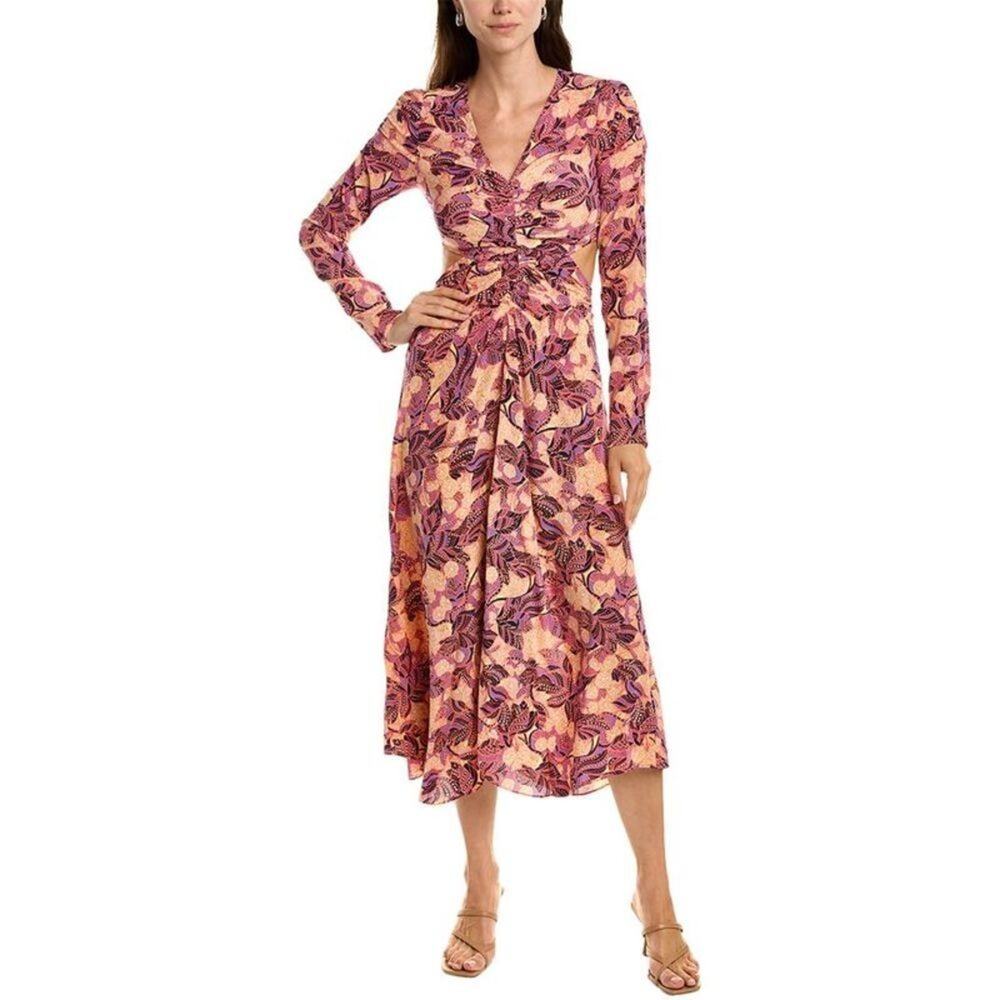 A.L.C. Mona Silk-Blend Floral Mini Dress SIZE 6